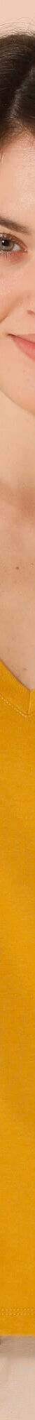 T-shirt col V, manches en macramé (safran) T-shirt col V, manches en macramé (safran)